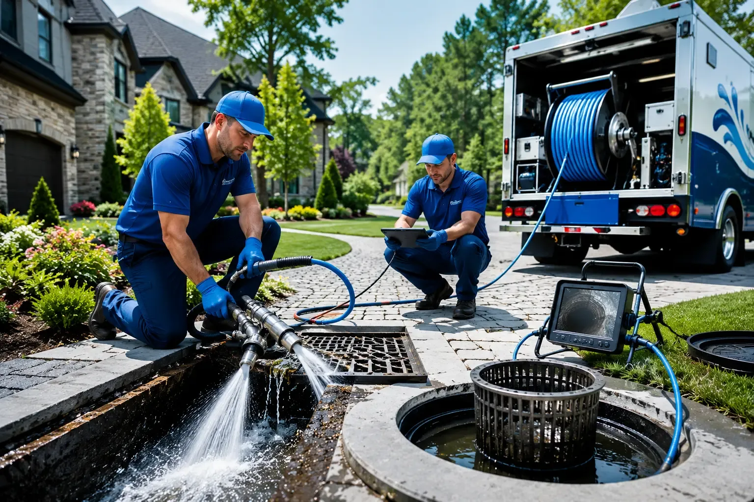 Local outdoor drain cleaning professionals in Buncombe, IL